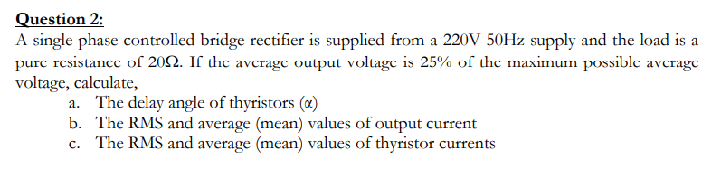 can you solve this power electronics question