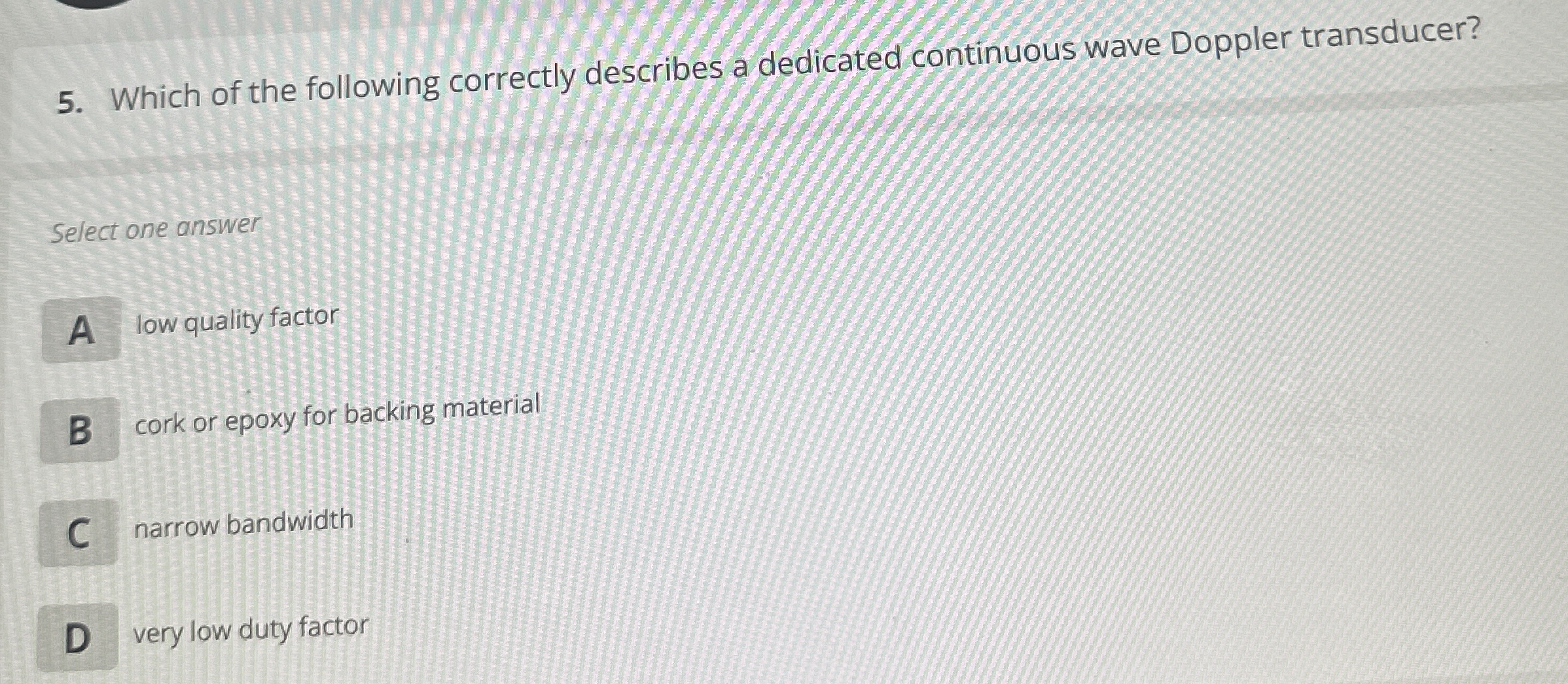 Which of the following correctly describes a