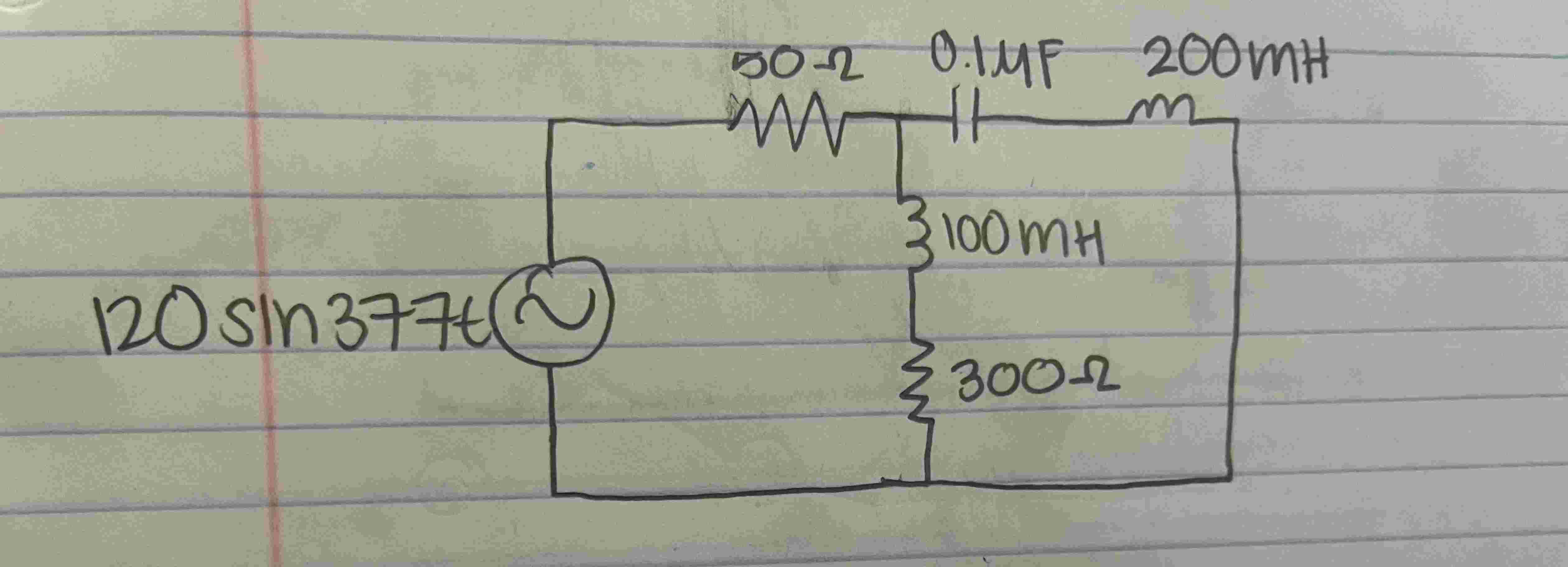 find the input current, voltage, power factor and