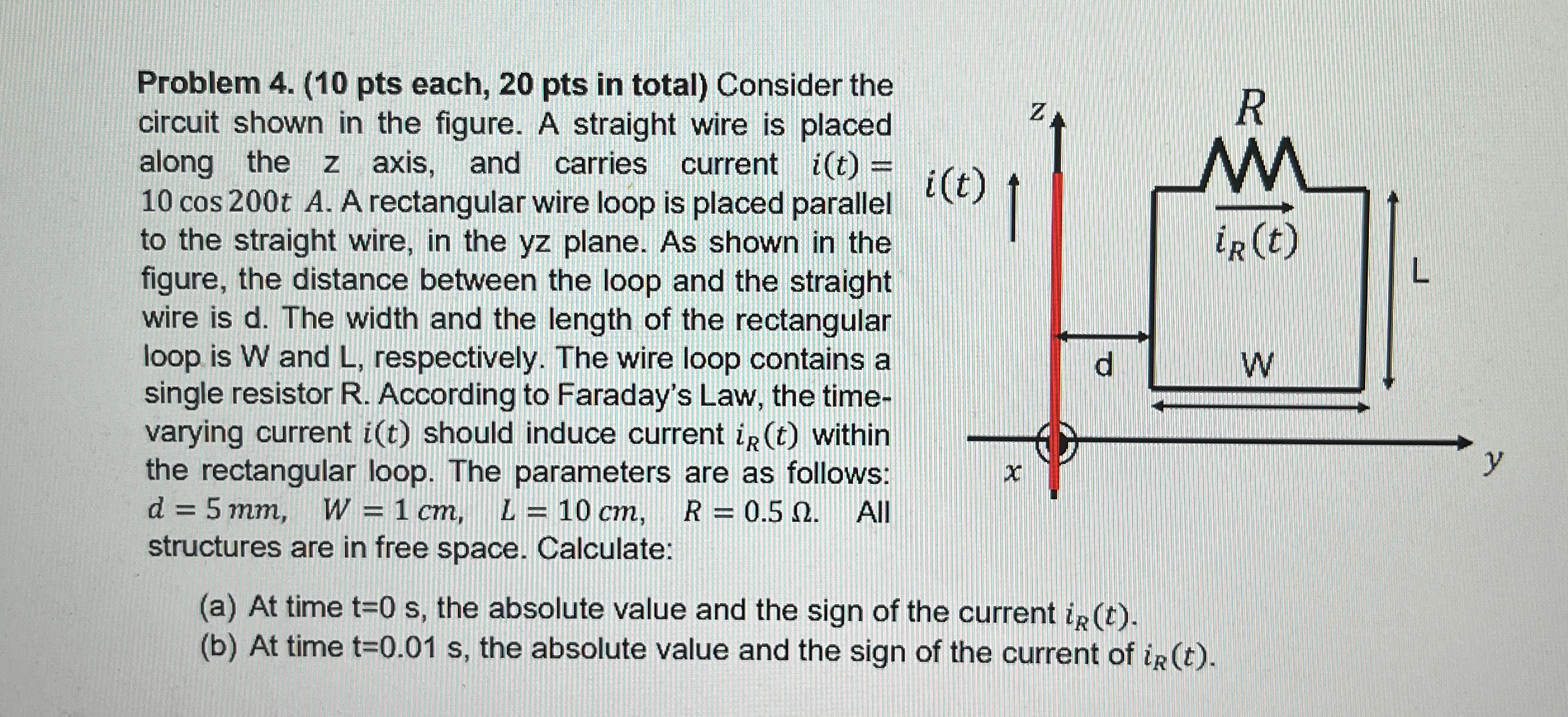 Problem 4 . ( 1 0 pts each, 2 0 pts in total )