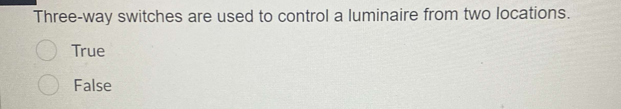 Three - way switches are used to control a