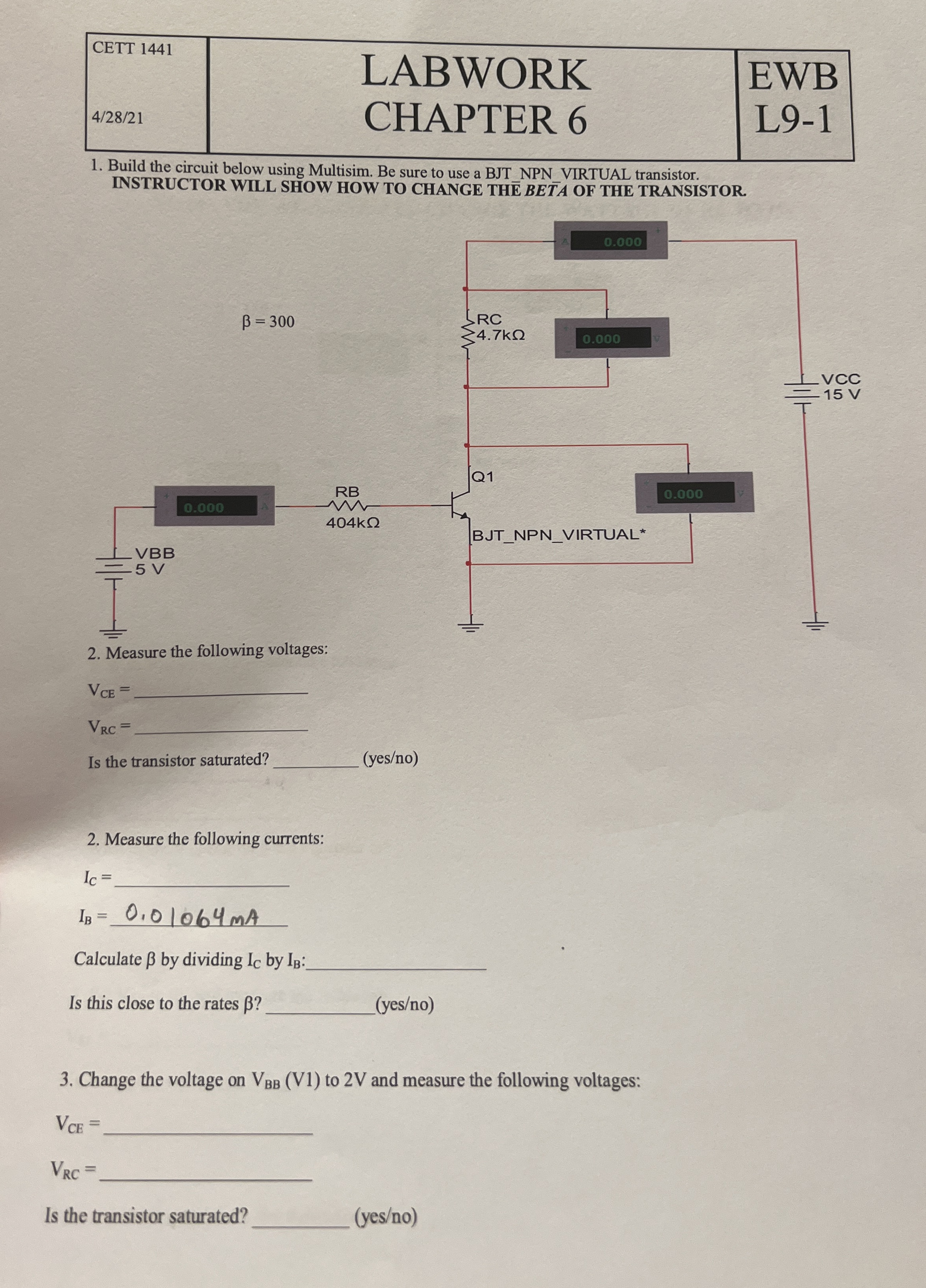 \ table [ [ CETT 1 4 4 1 , LABWORK,EWB ] , [ 4 2