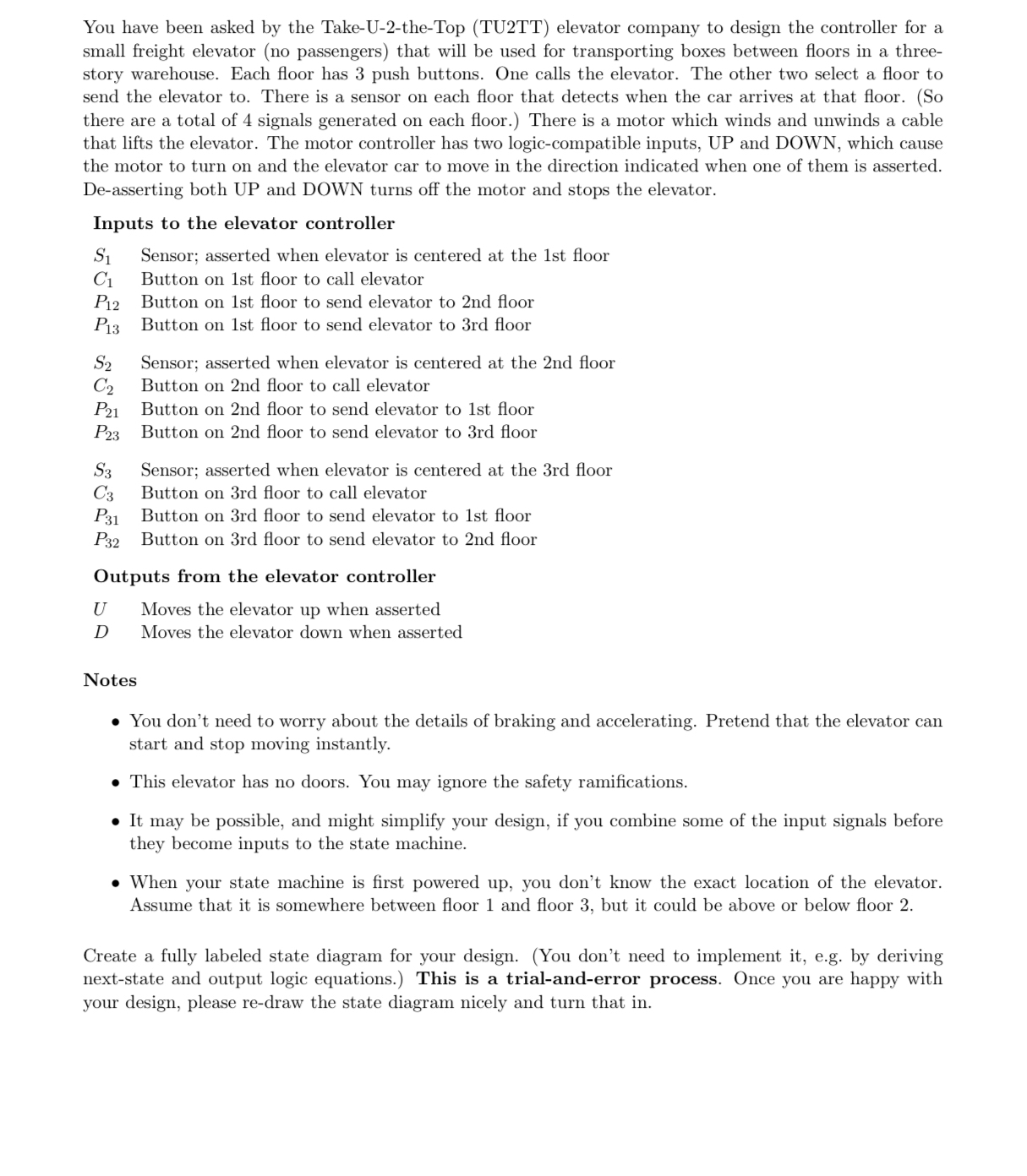 You have been asked by the Take - U - 2 - the -