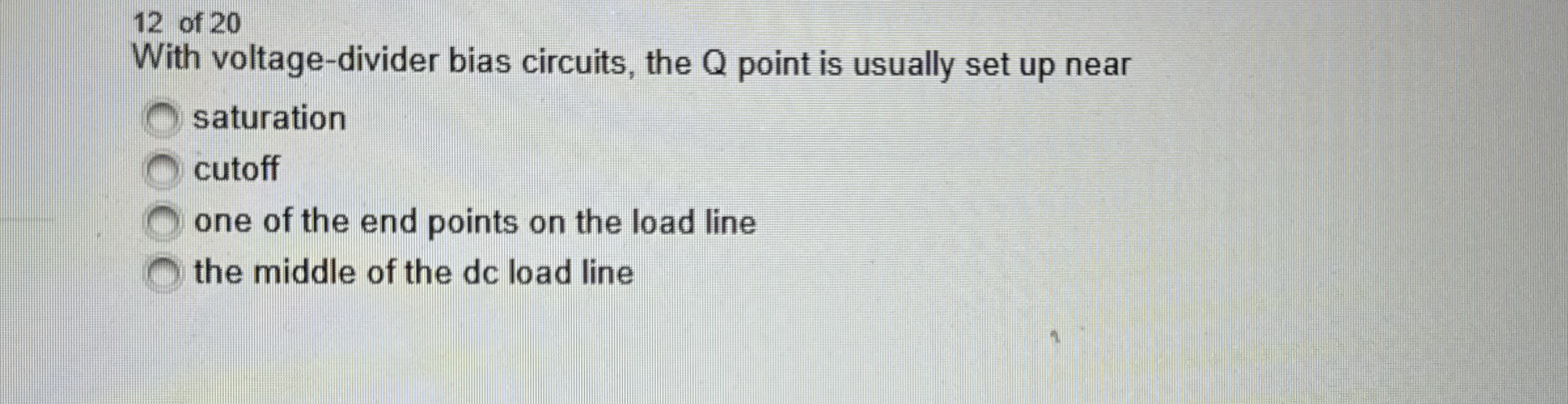 1 2 of 2 0 With voltage - divider bias circuits,