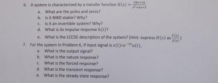 please give full solution for 6 and 7
