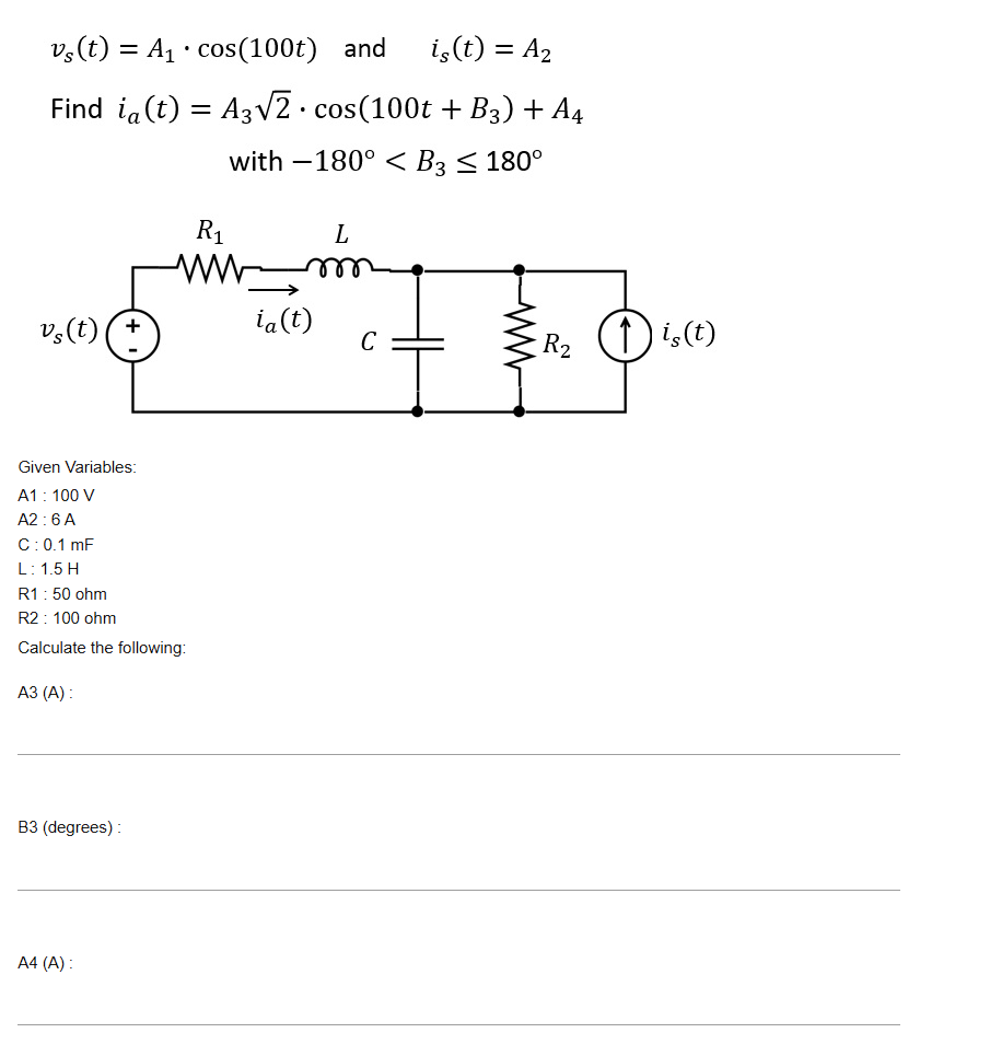 v _ ( s ) ( t ) = A _ ( 1 ) * cos ( 1 0 0 t ) ,