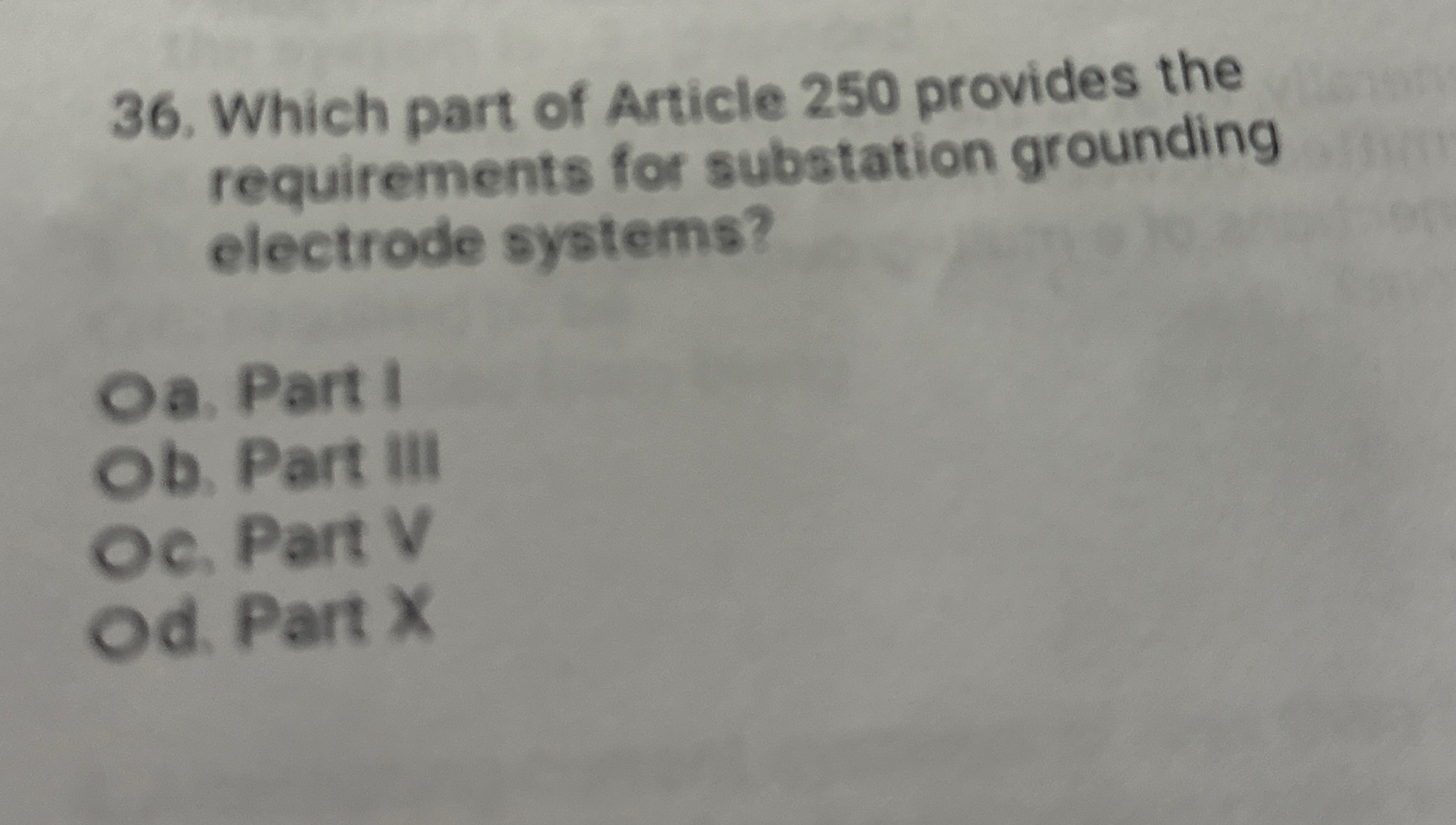 Which part of Article 2 5 0 provides the