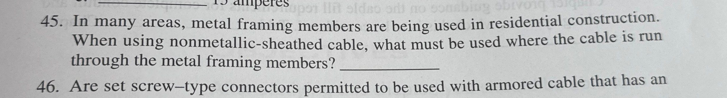 In many areas, metal framing members are being