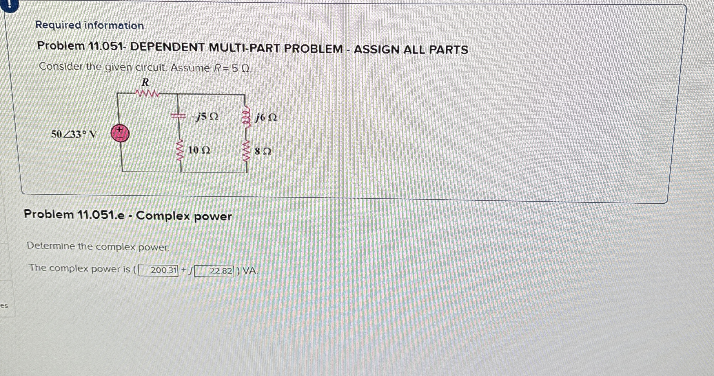 Required information Problem 1 1 . 0 5 1 -