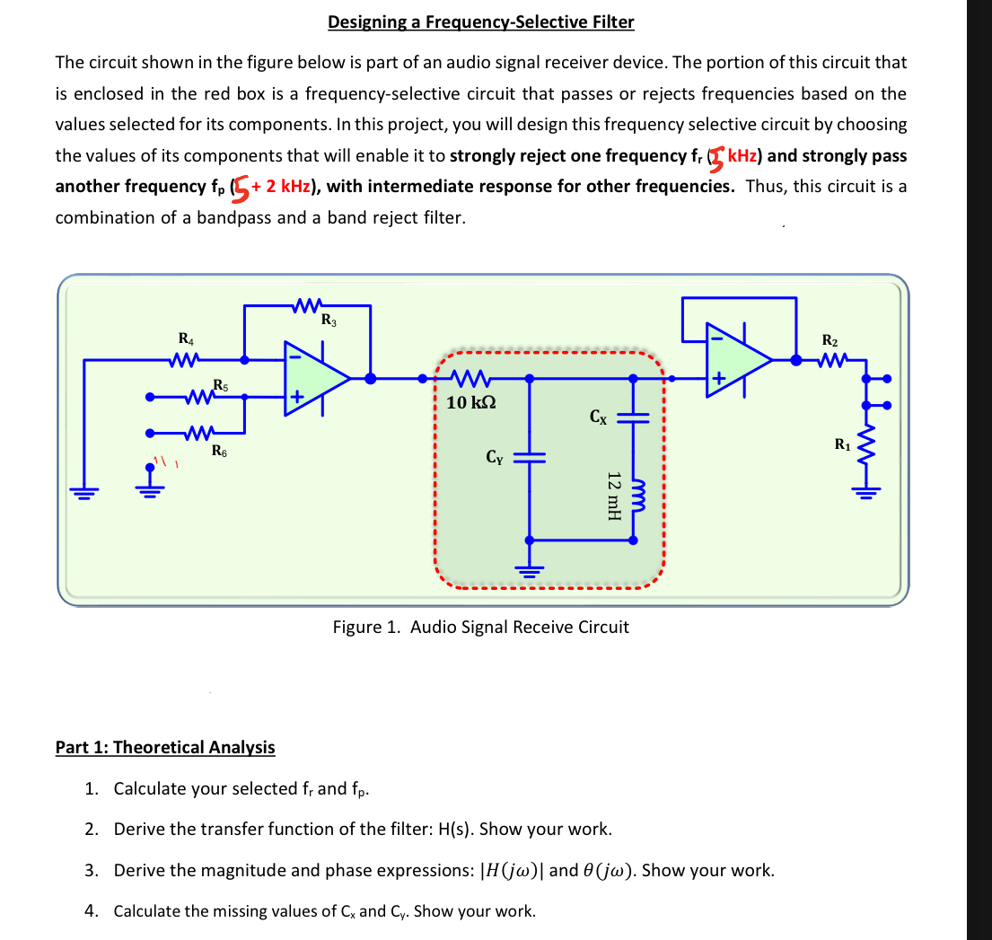 Designing a Frequency - Selective Filter The