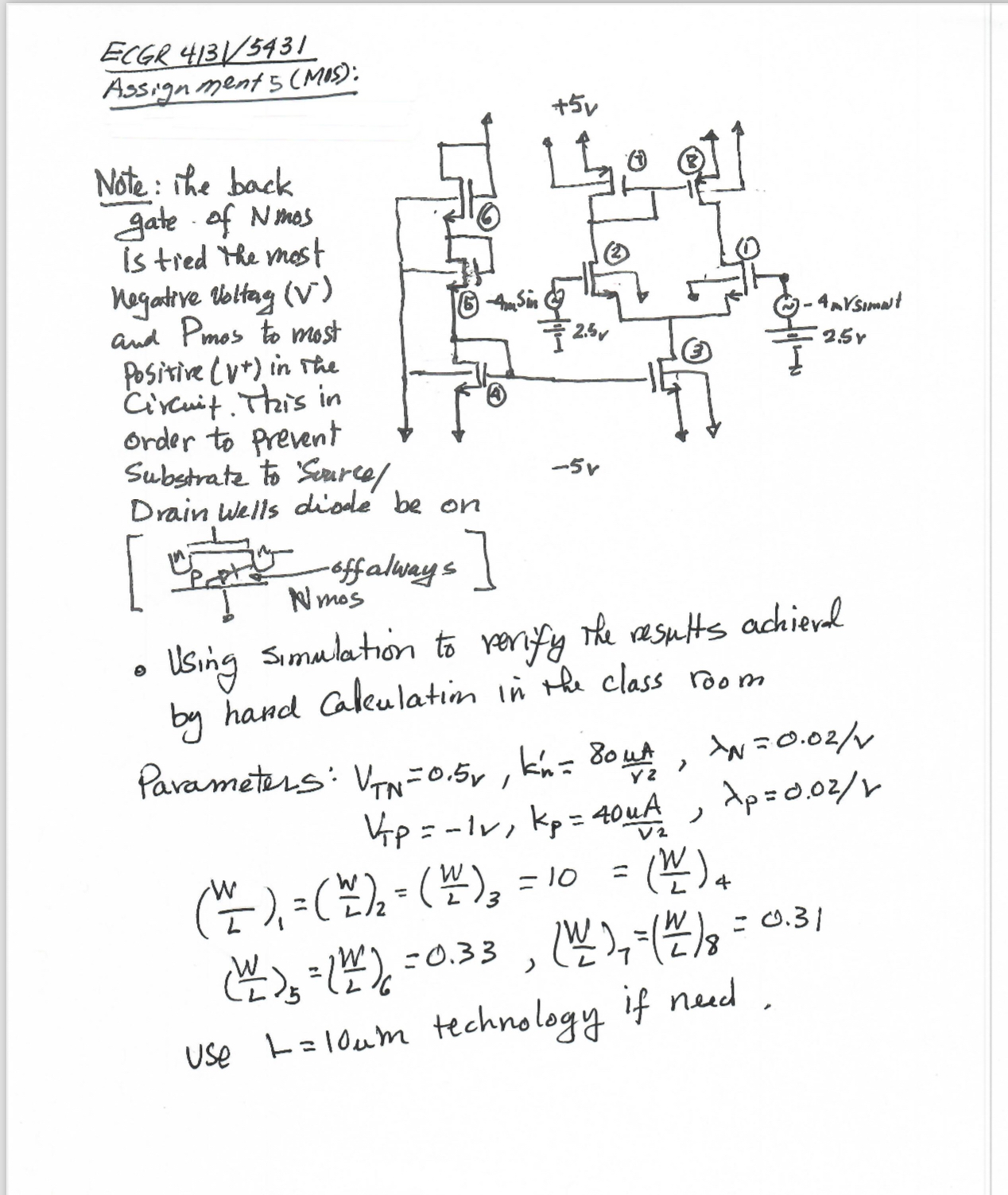ECGR 4 1 3 V 5 4 3 1 Assignment 5 ( MMS ) : Note: