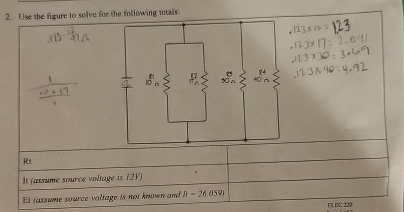 Use the figure to solve for the following