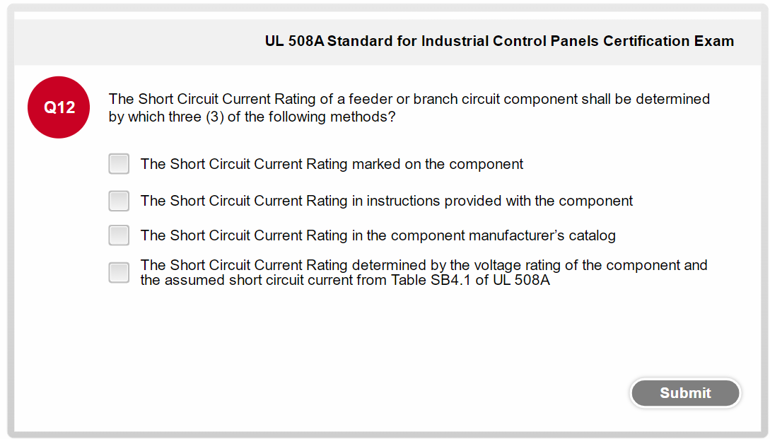 UL 5 0 8 A Standard for Industrial Control Panels