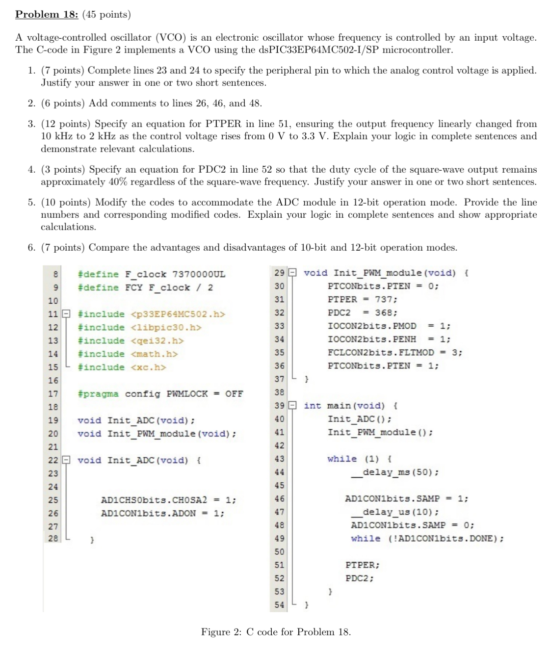 Problem 1 8 : ( 4 5 points ) A voltage -