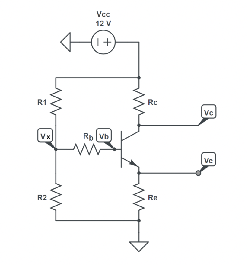 ( i ) What is the voltage at Vx ? ( ii ) Write