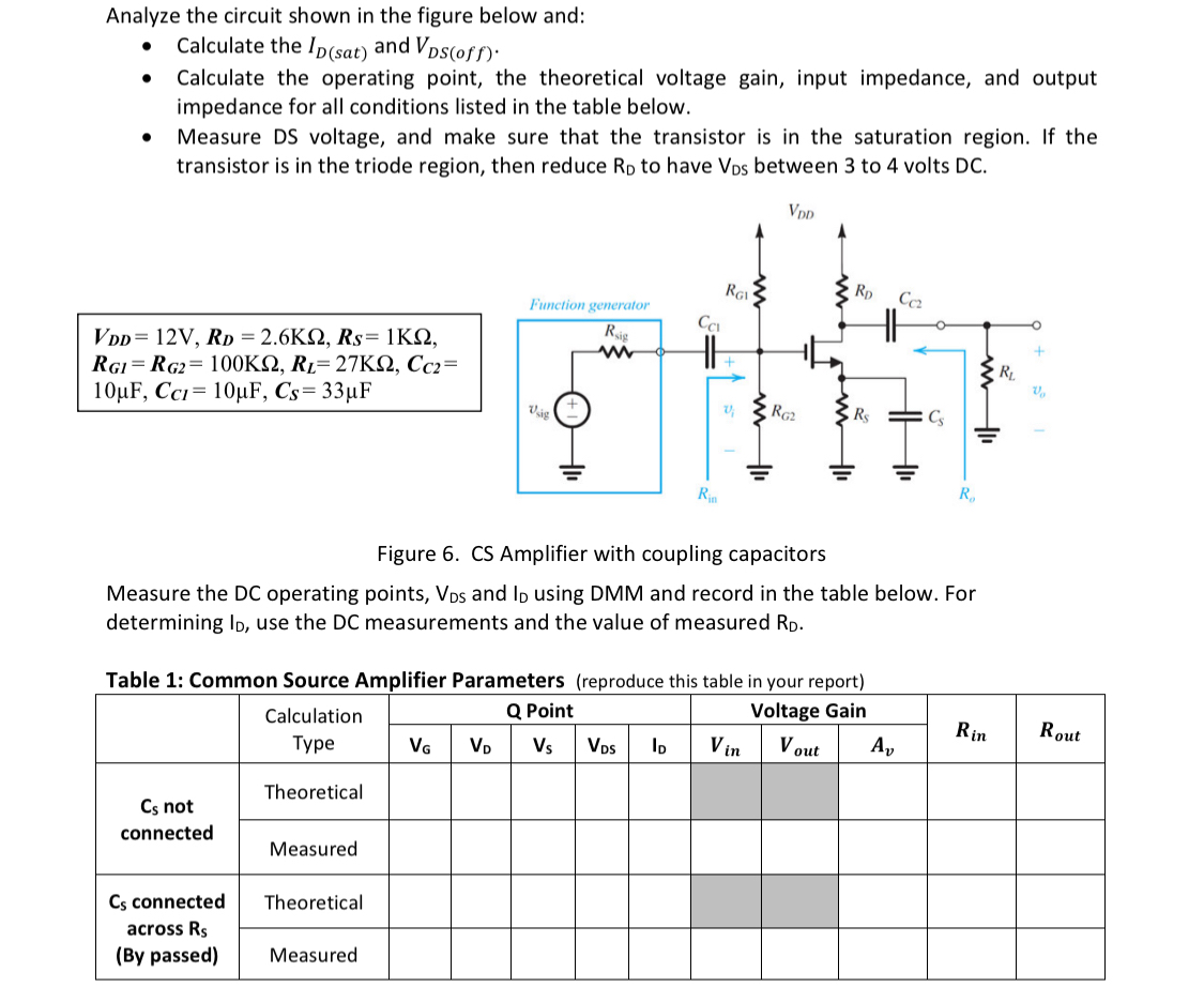 Analyze the circuit shown in the figure below