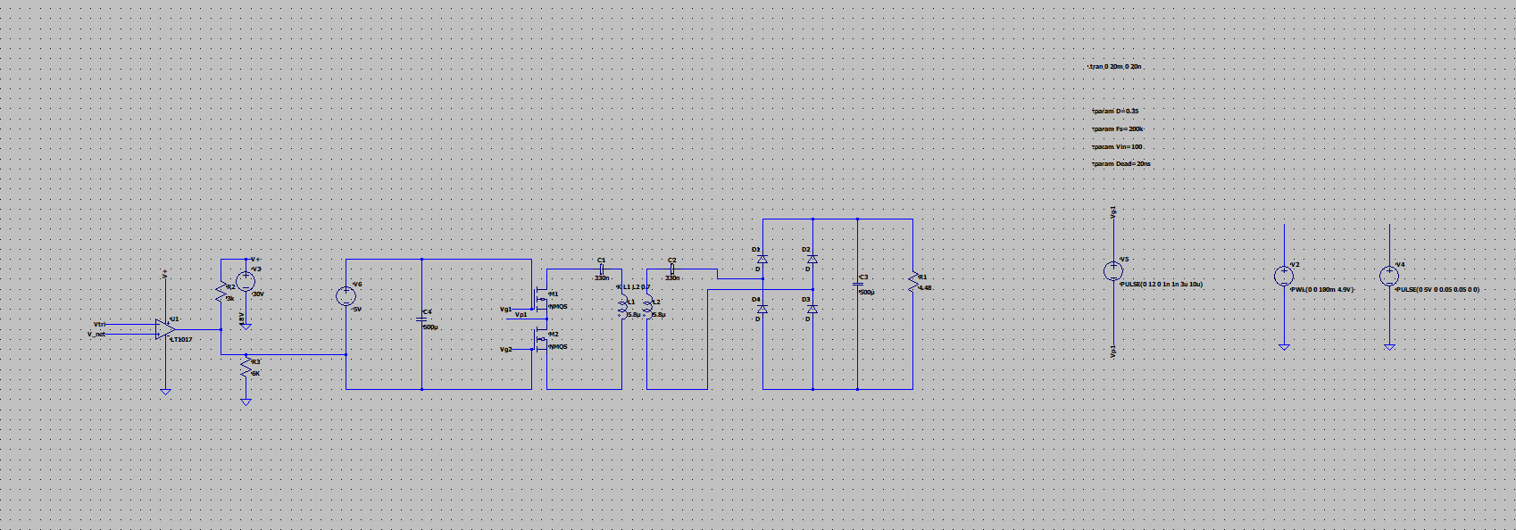 in the right part of this circuit, that is , in