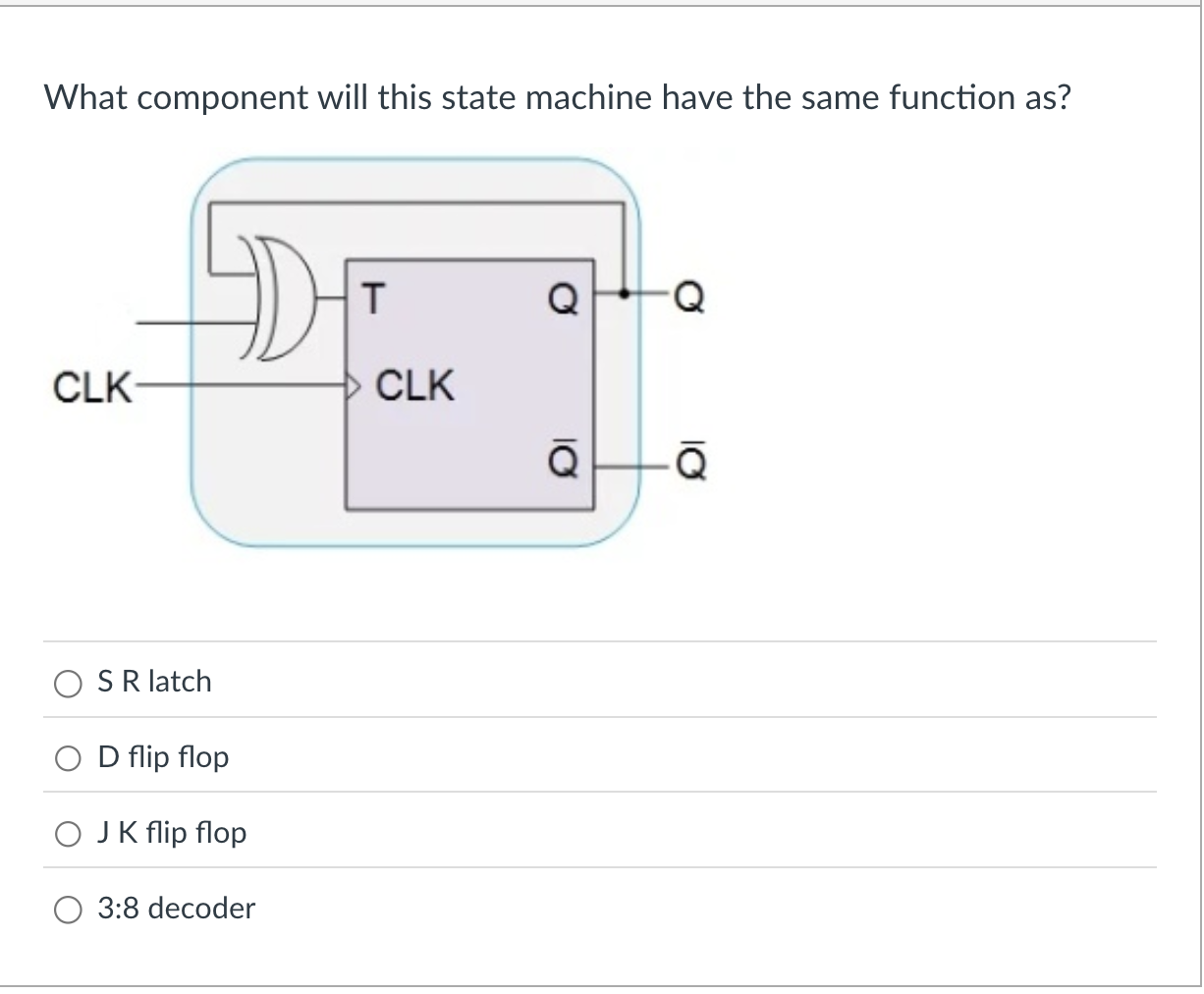What component will this state machine have the