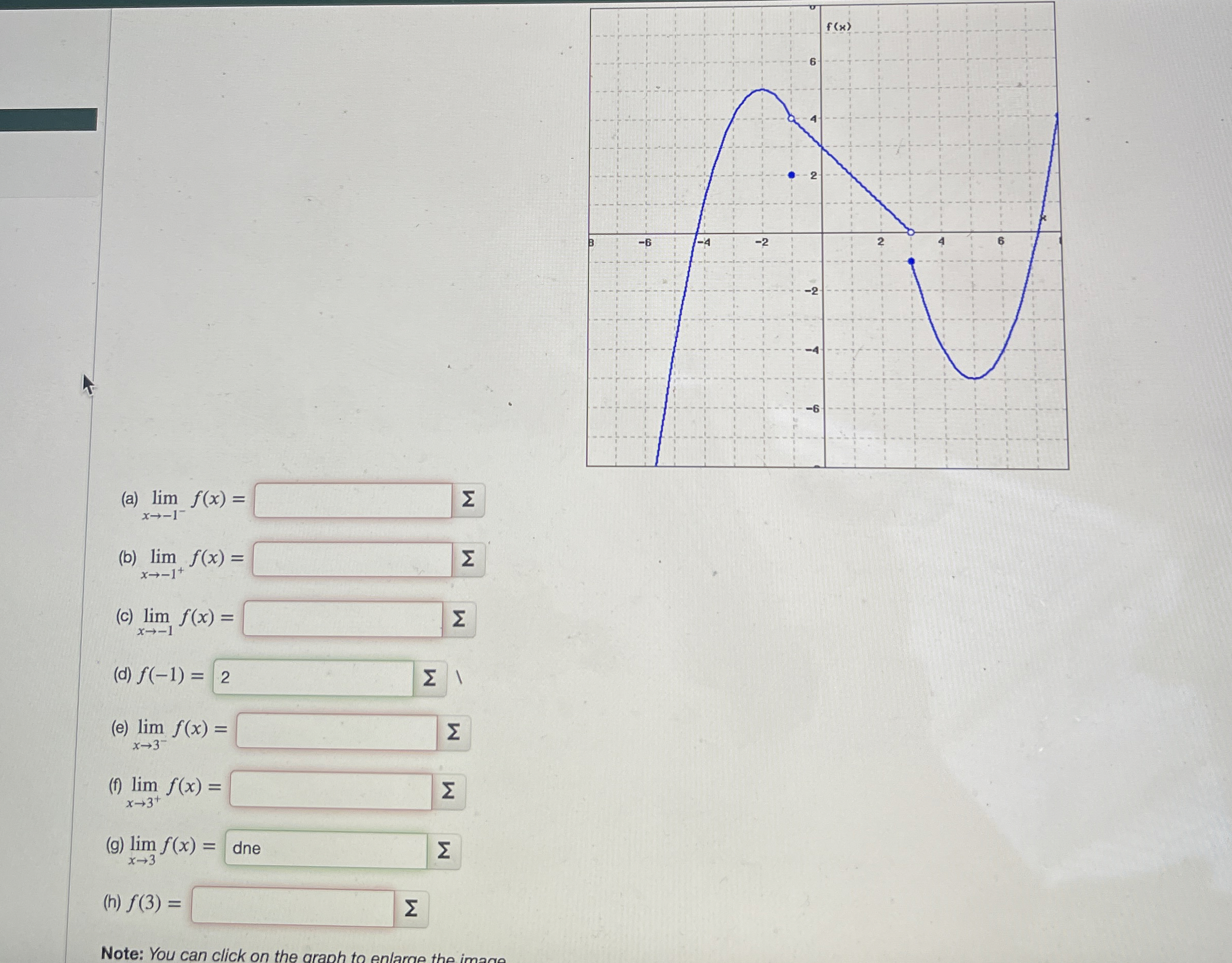 ( a ) lim x - 1 - f ( x ) = ( b ) lim x - 1 + f (