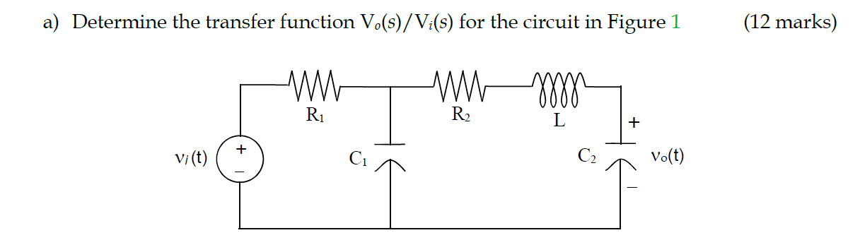 aV _ ( o ) ( s ) / ( V _ ( i ) ) ( s ) for the