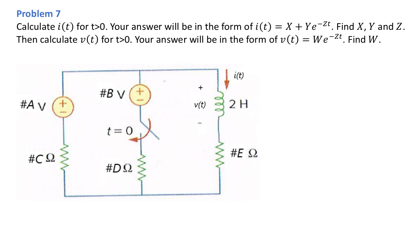 #A = 2 5 , #B = 4 0 , #C = 1 2 , #D = 9 , #E = 7