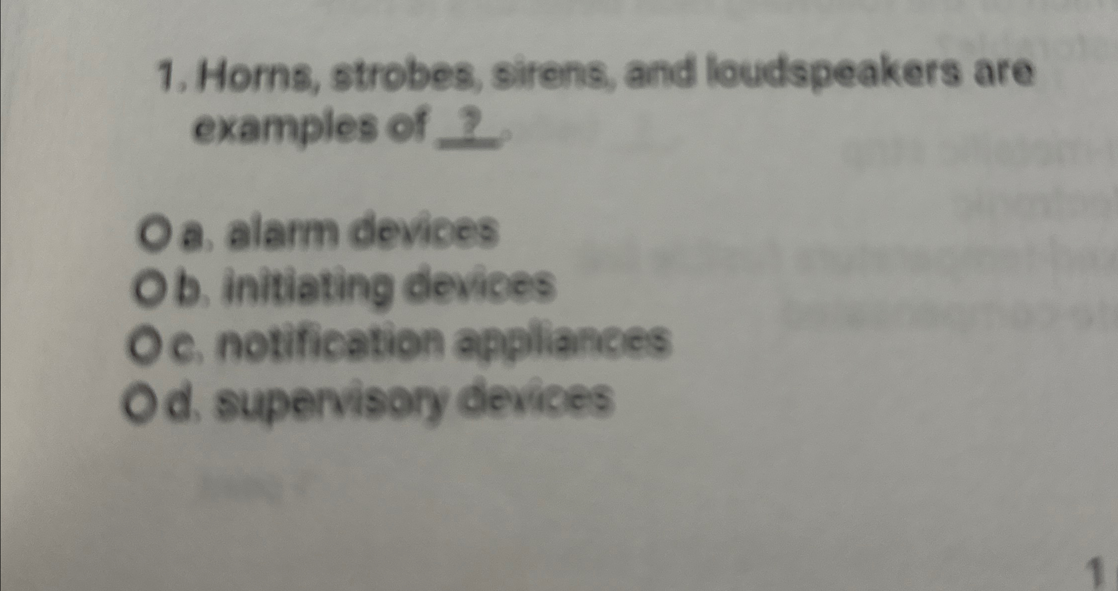 Horns, strobes, sirens, and loudspeakers are