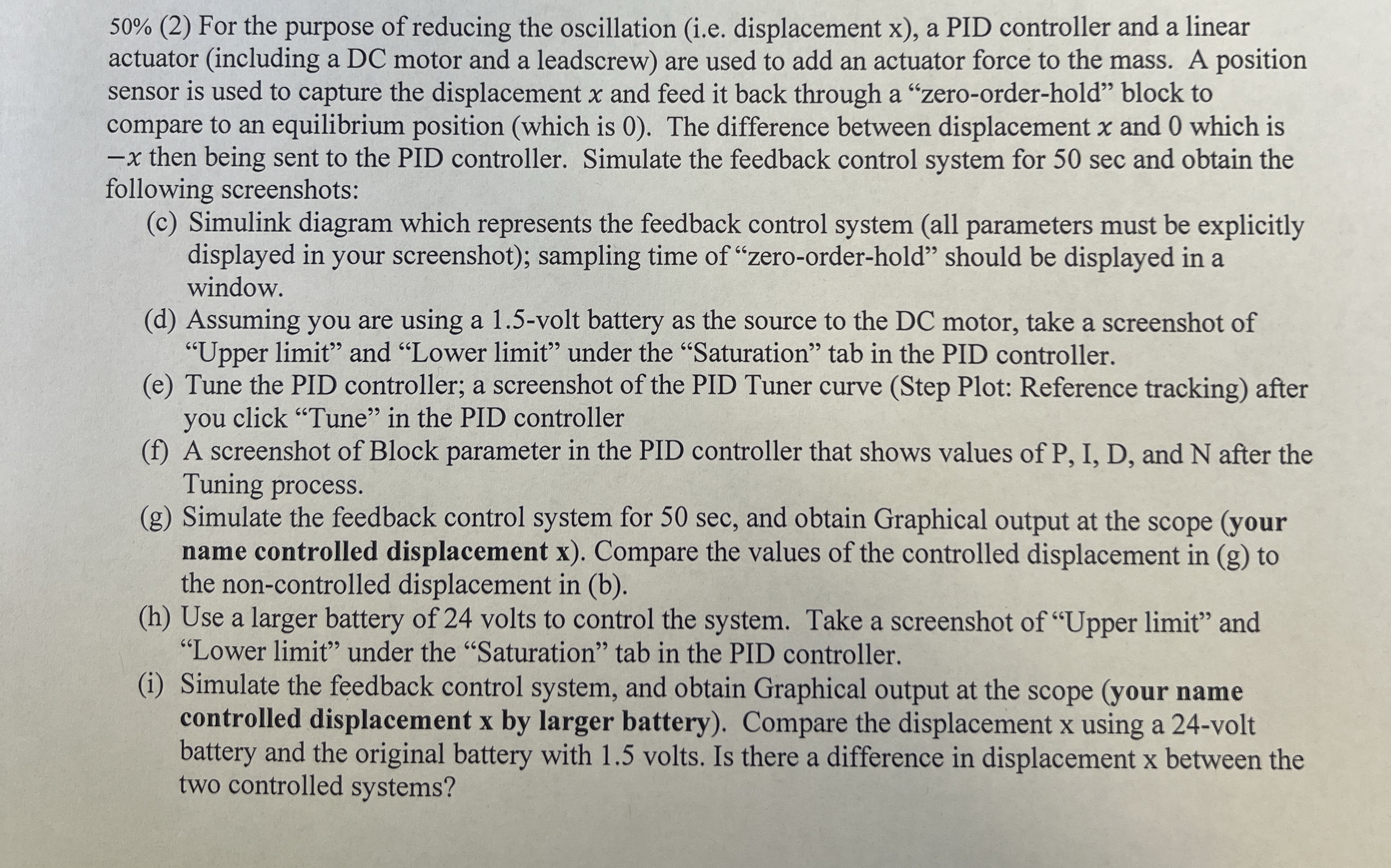 5 0 % ( 2 ) For the purpose of reducing the