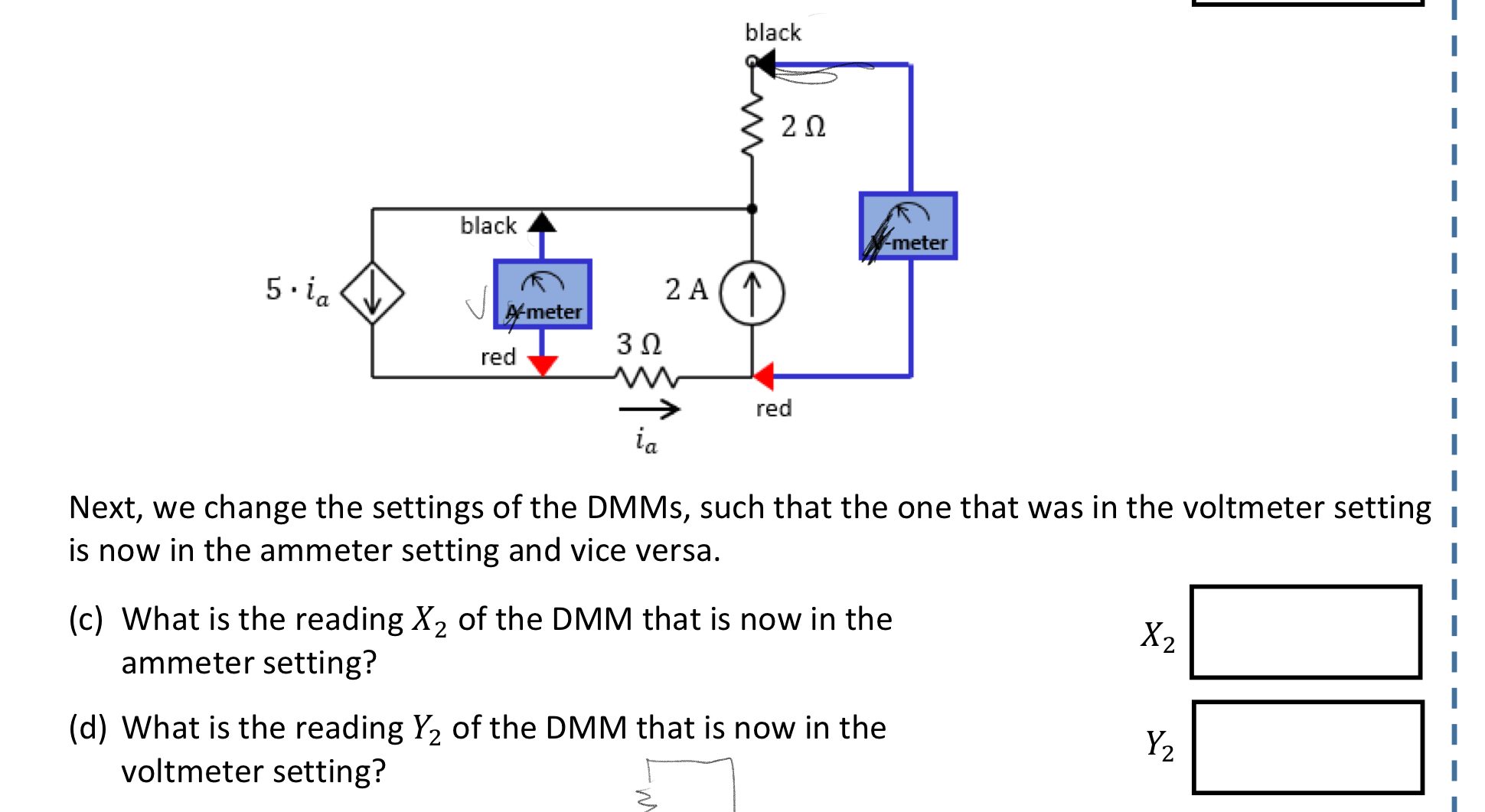 Next, we change the settings of the DMMs , such
