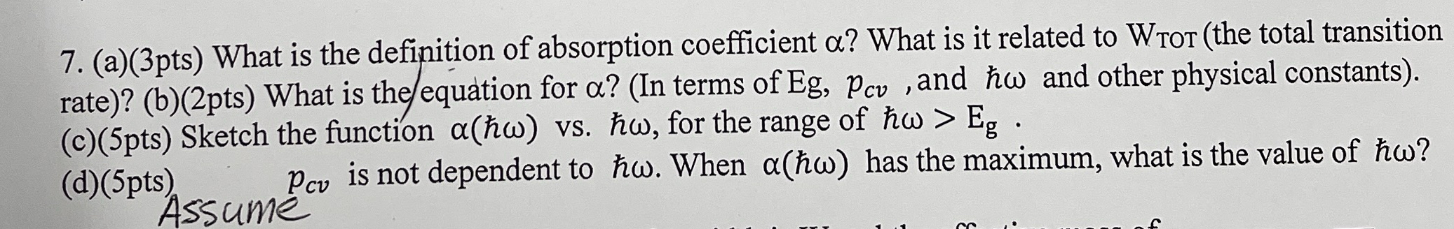 ( a ) ( 3 pts ) What is the definition of