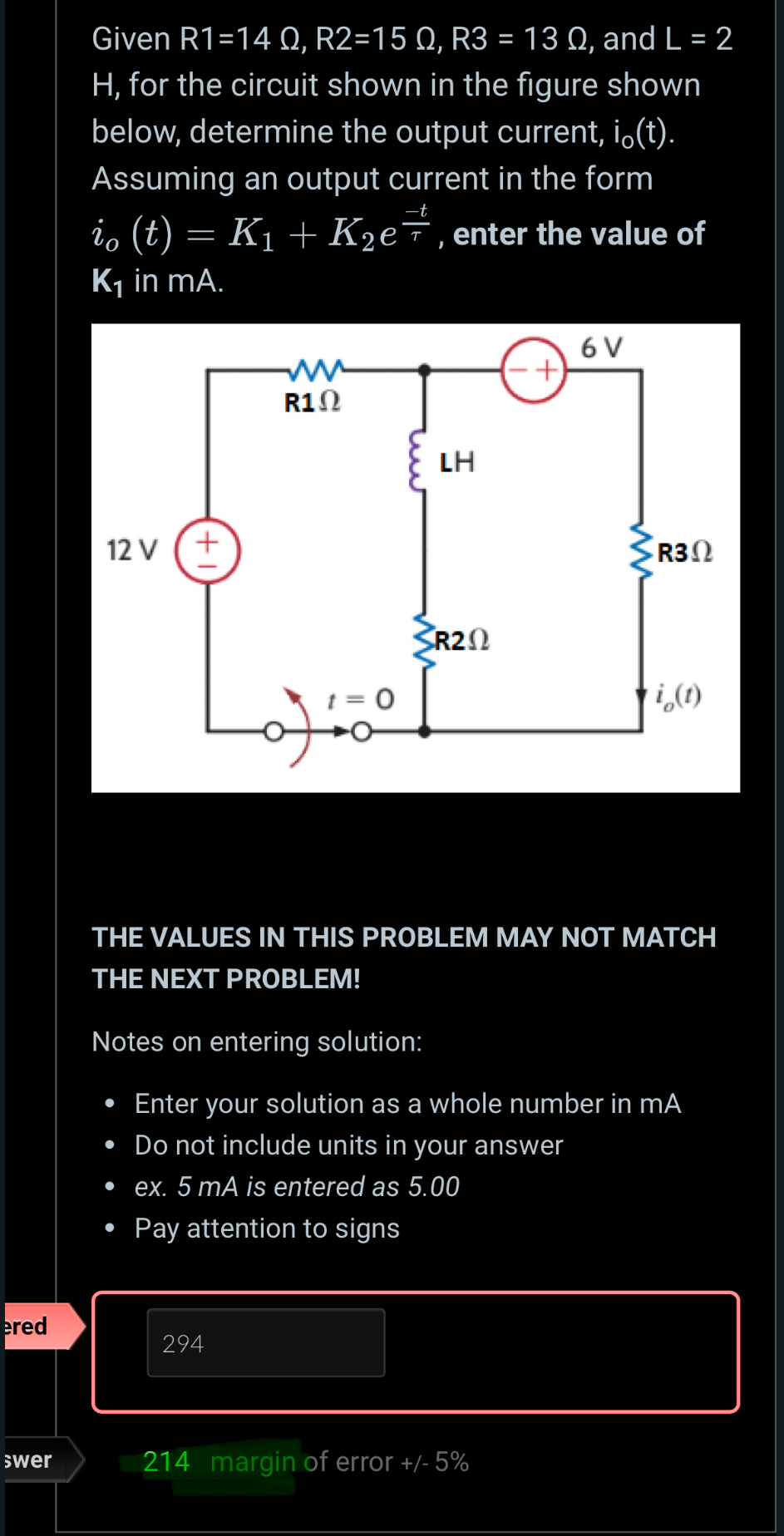 Given R 1 = 1 4 , R 2 = 1 5 , R 3 = 1 3 , and L =