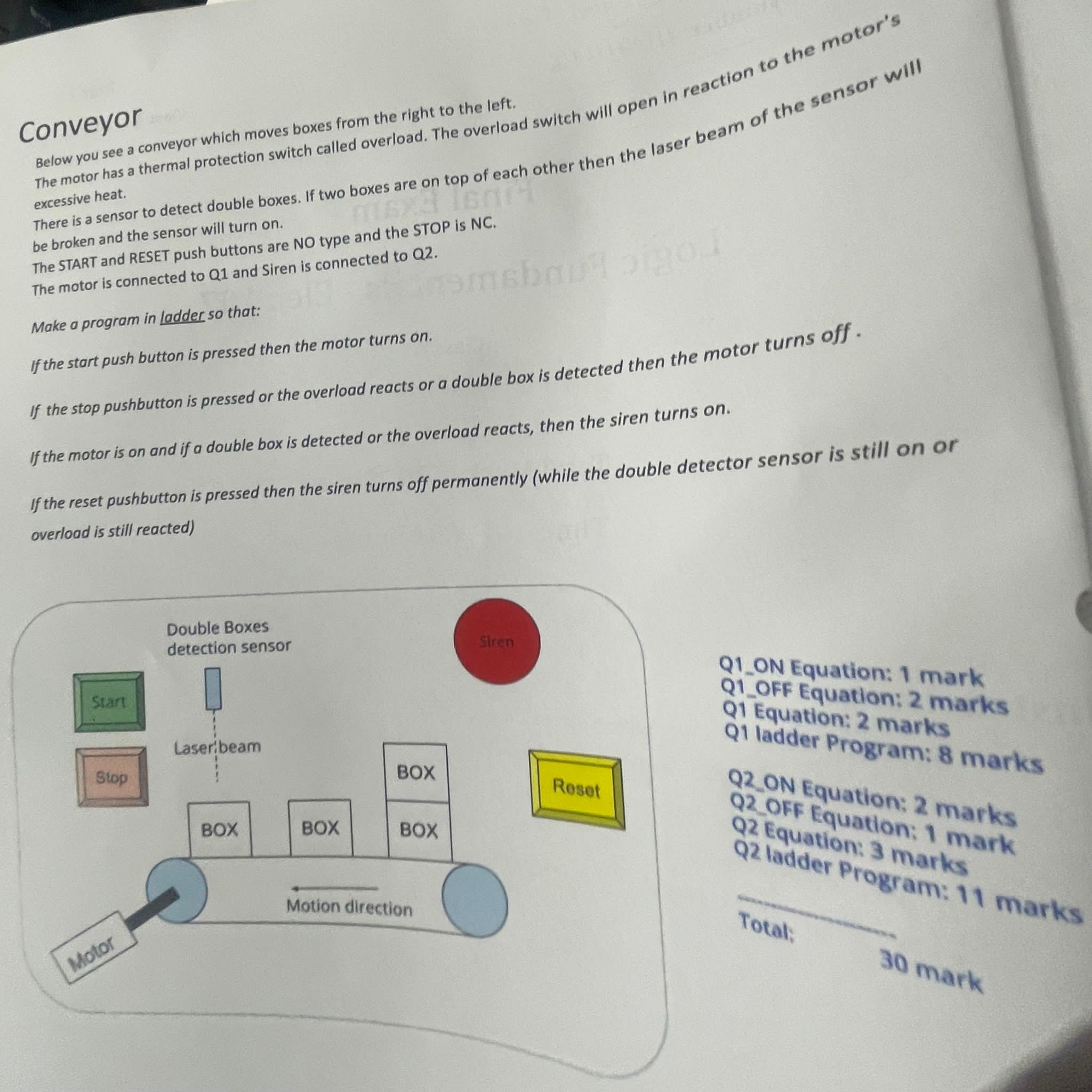Logic fundamental Conveyor Below you see a
