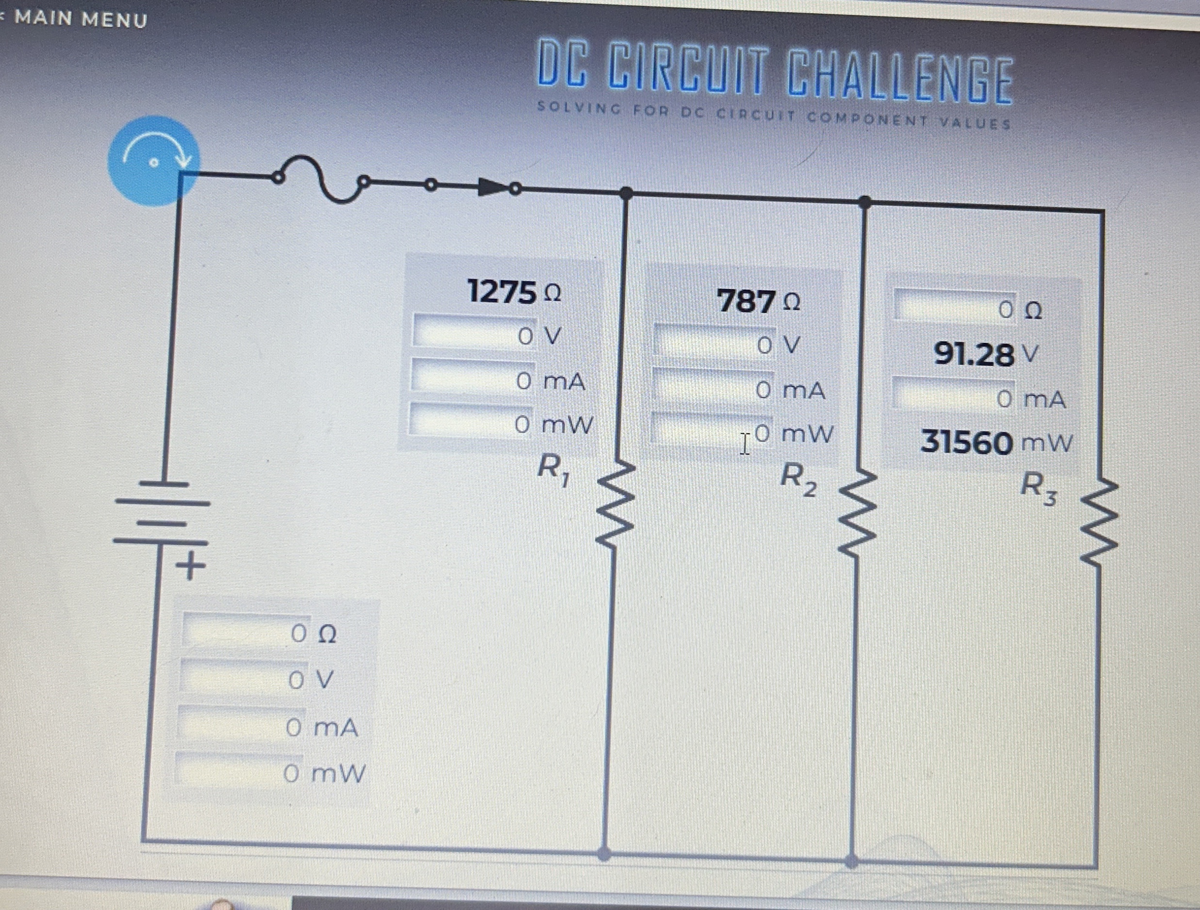 = Dc electrical CHALLENGE