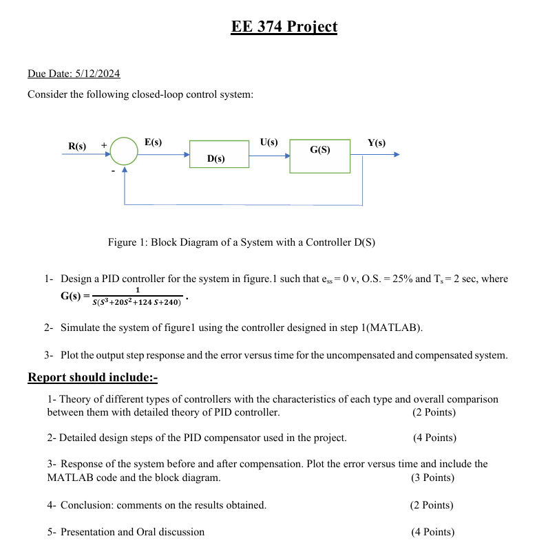 Due Date: 5 / 1 2 / 2 0 2 4 Consider the
