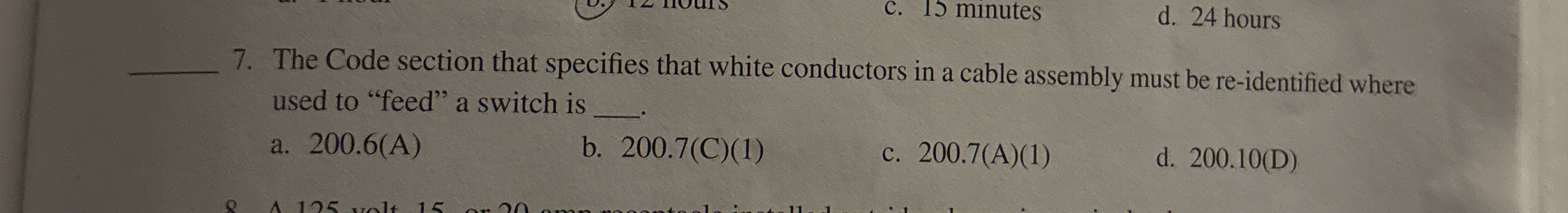 q , 7 . The Code section that specifies that