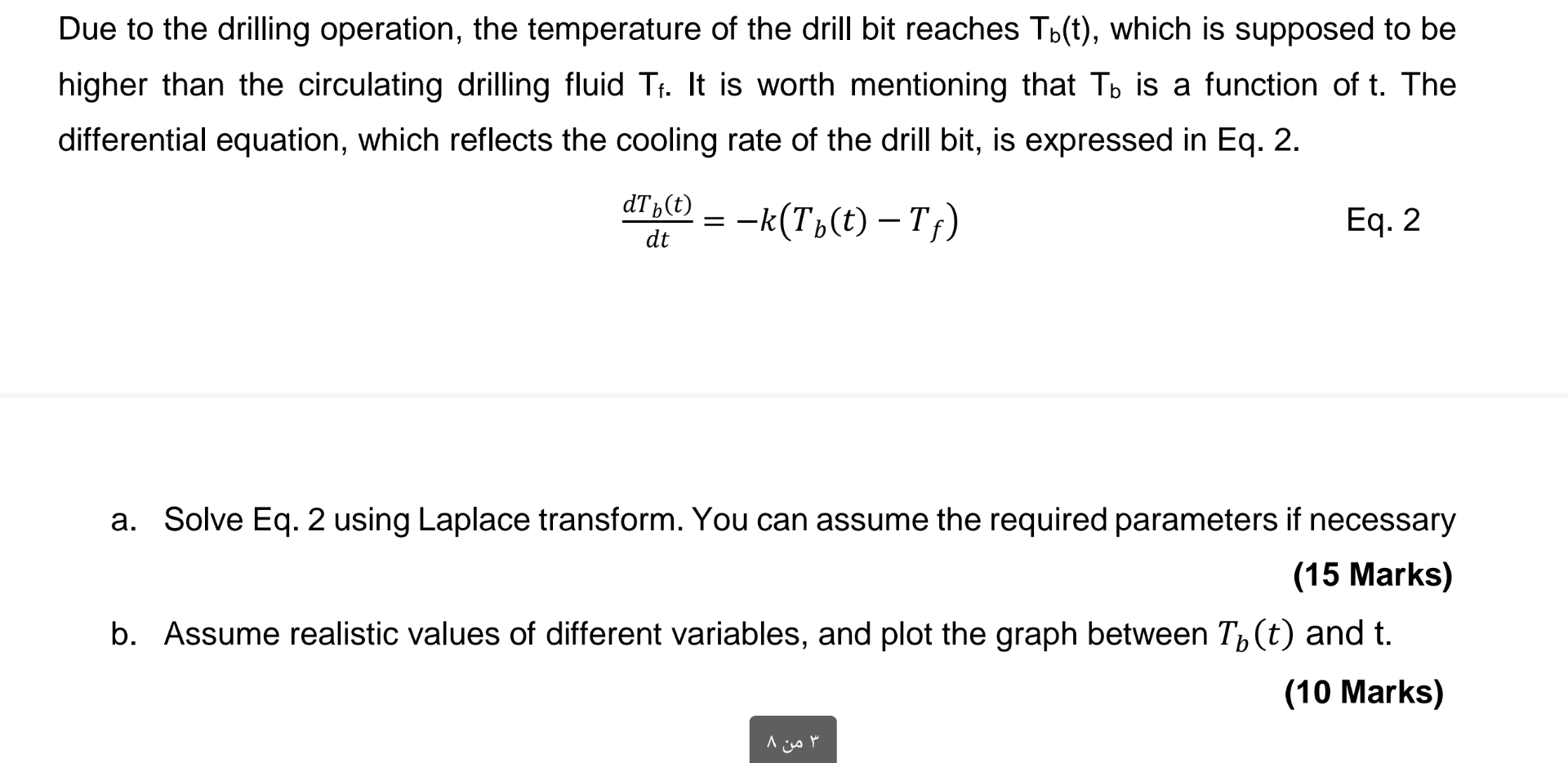 Due to the drilling operation, the temperature of