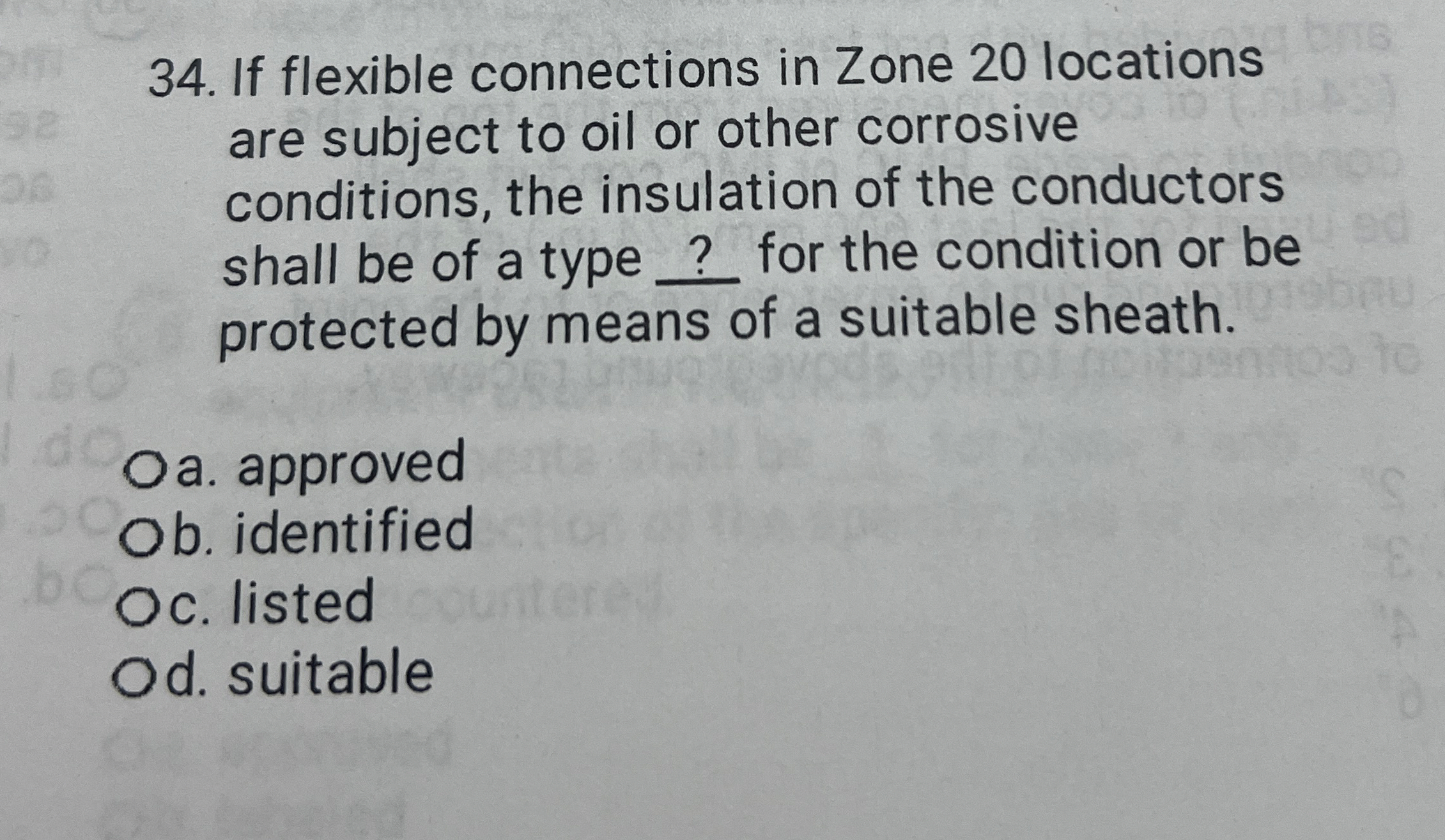 If flexible connections in Zone 2 0 locations are