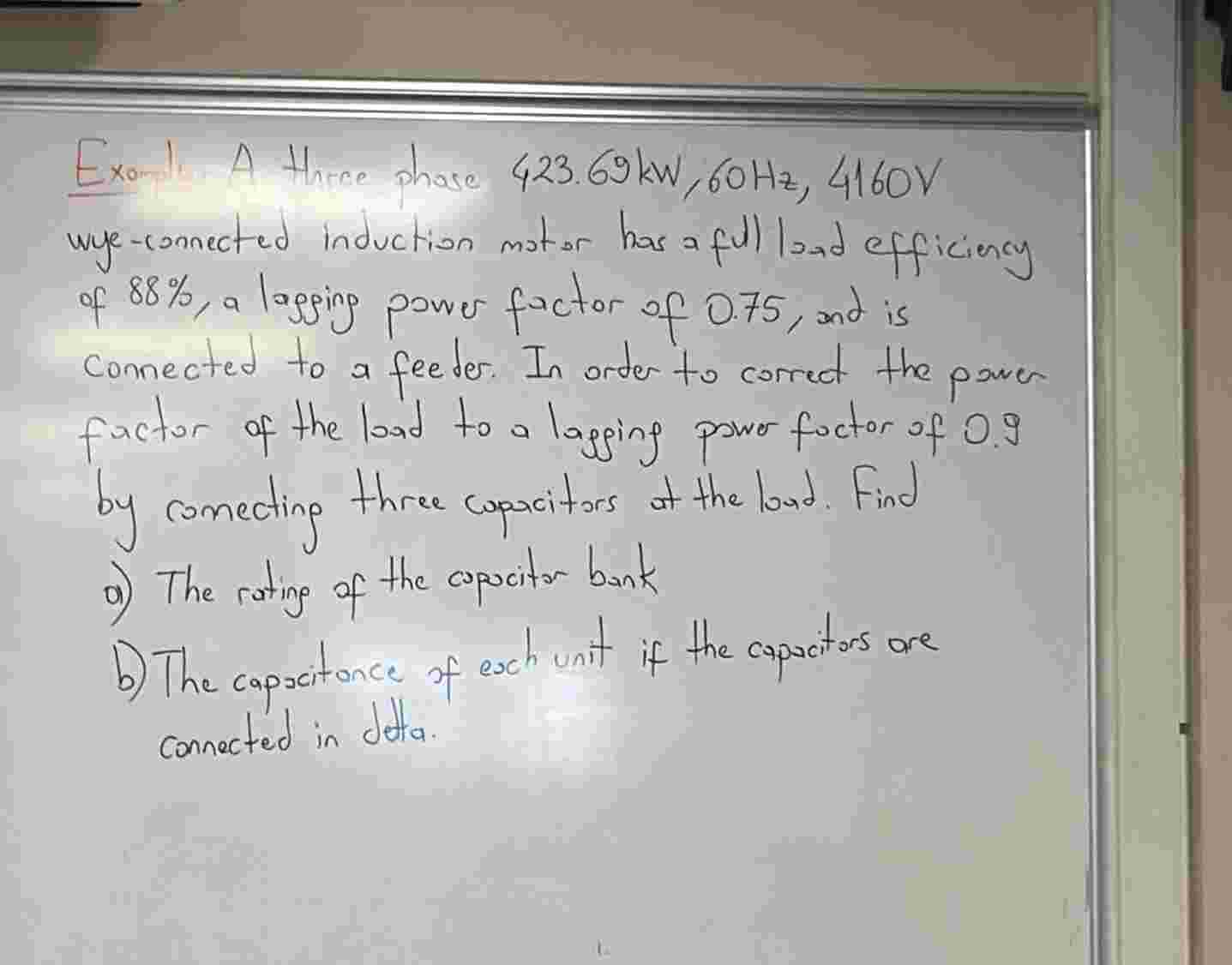 A three - phase 4 2 3 . 6 9 kW , 0 . 8 2 pf