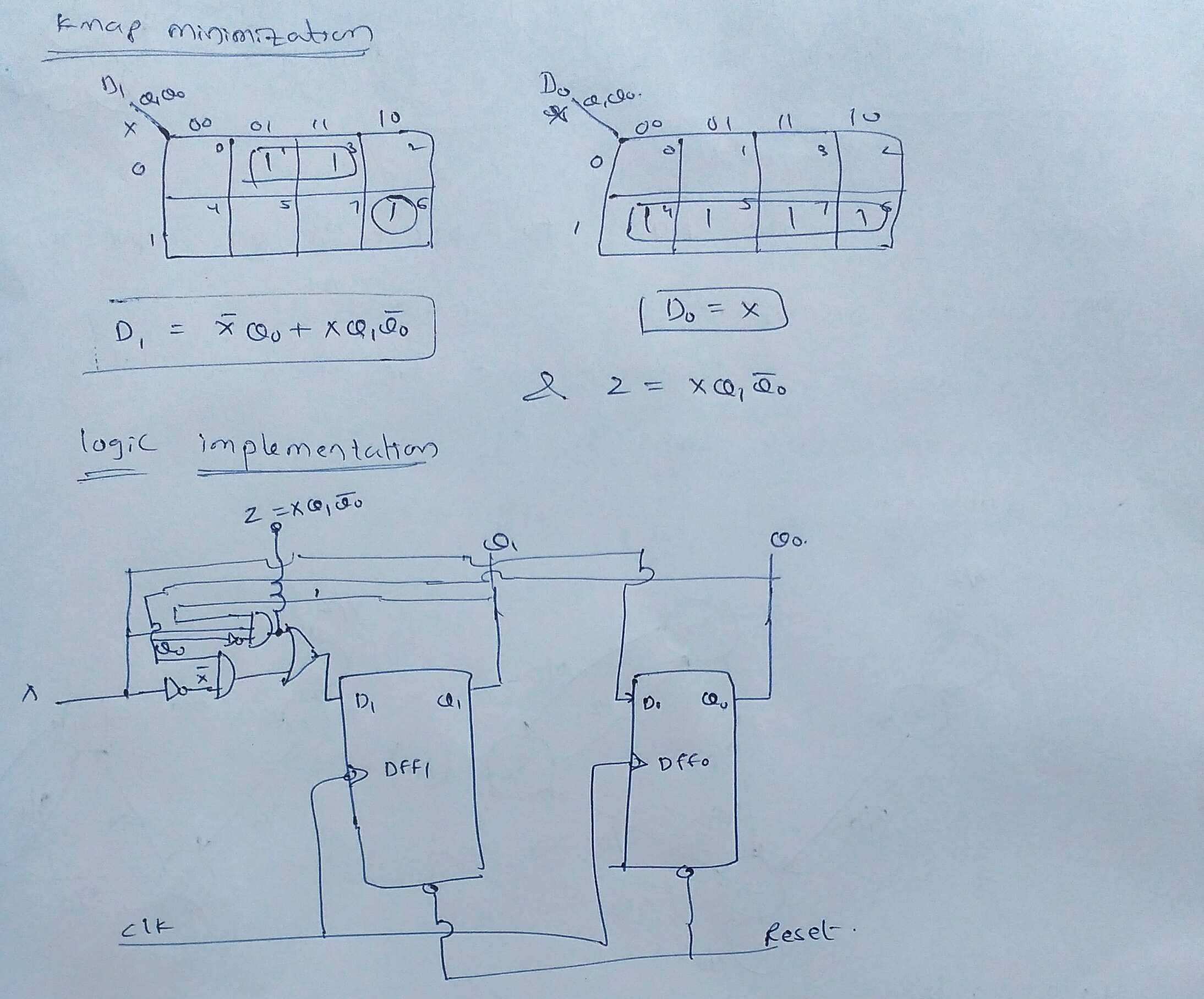 Can anyone change the circuit to use one jk flip