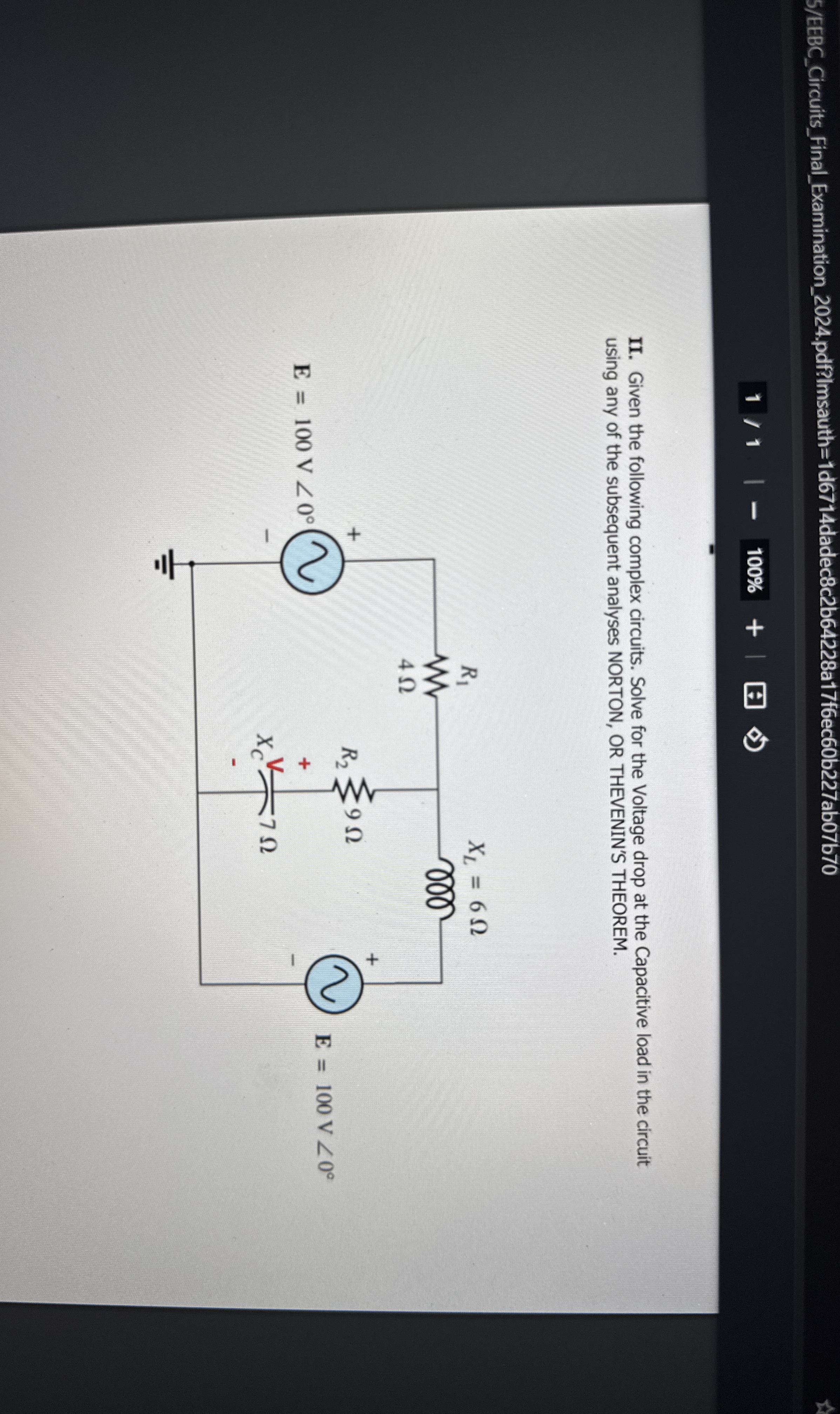 5 / EEBC _ Circuits _ Final _ Examination _ 2 0 2