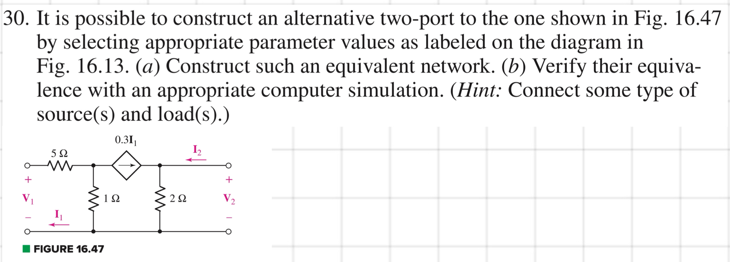It is possible to construct an alternative two -
