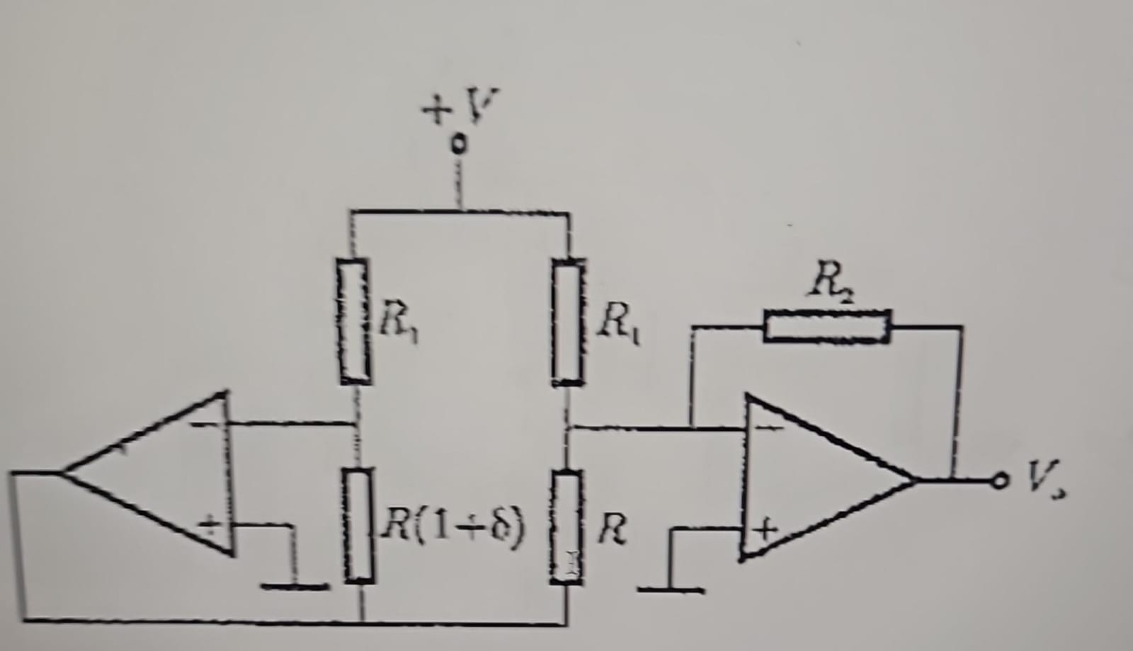 find the output voltage Vo in the given circuit
