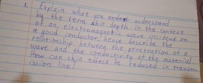 Explain what you und understand by the term skin