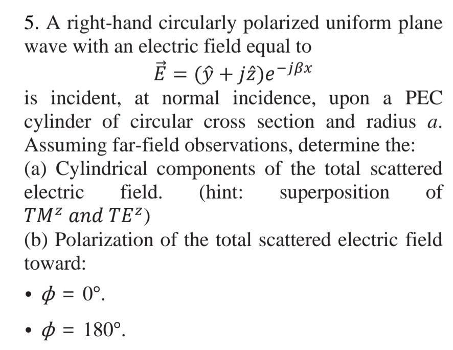 Steps for A right - hand circularly polarized