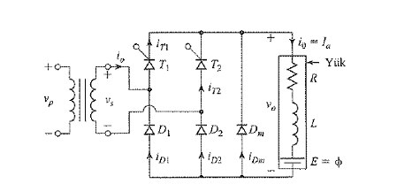 The given single - phase full - wave half -