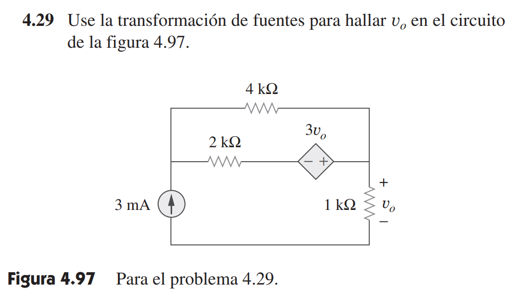 4 . 2 9 Use la transformaci n de fuentes para