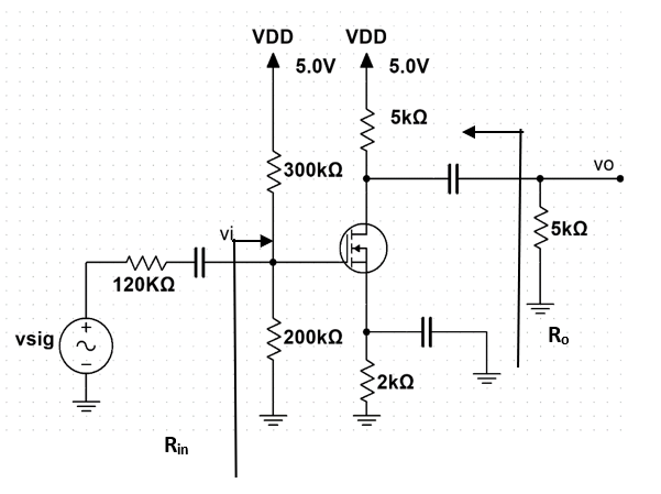 Simulate the circuit. Show all the DC values of