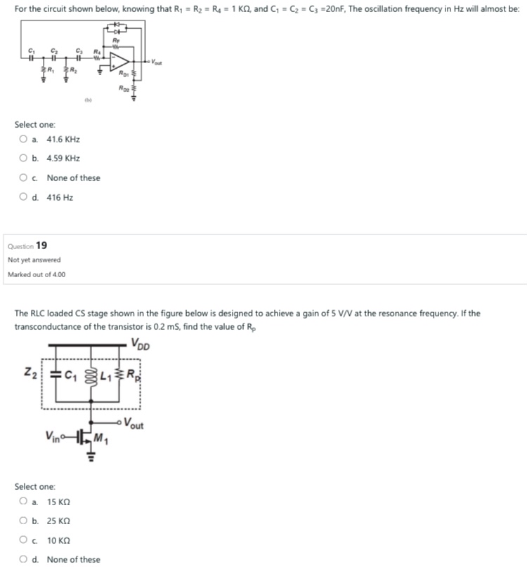 For the circuit shown below, knowing that R 1 = R