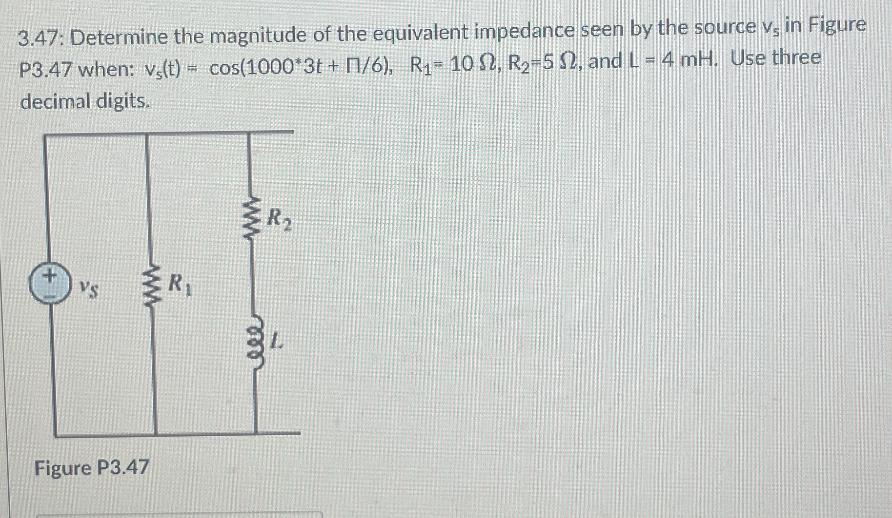 3 . 4 7 : Determine the magnitude of the
