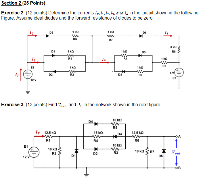 Section 2 ( 2 5 Points ) Exercise 2 . ( 1 2