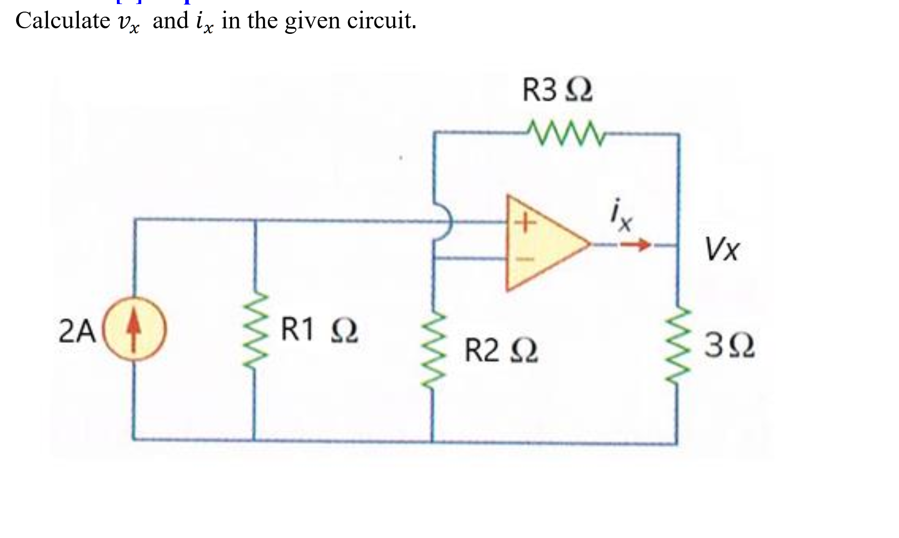 Calculate v _ ( x ) and i _ ( x ) in the given